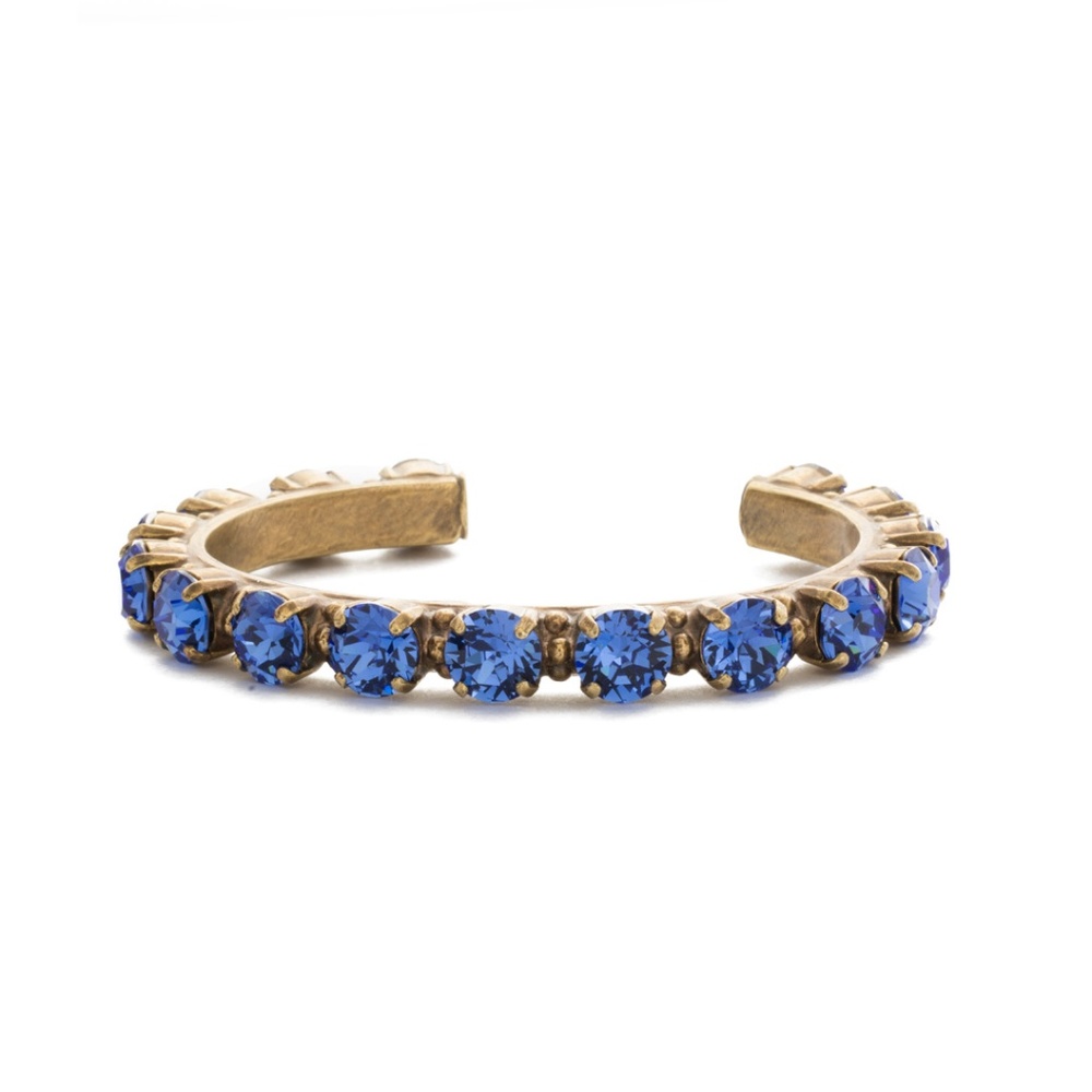 Sorrelli Royal Blue Crystal Cuff Bracelet